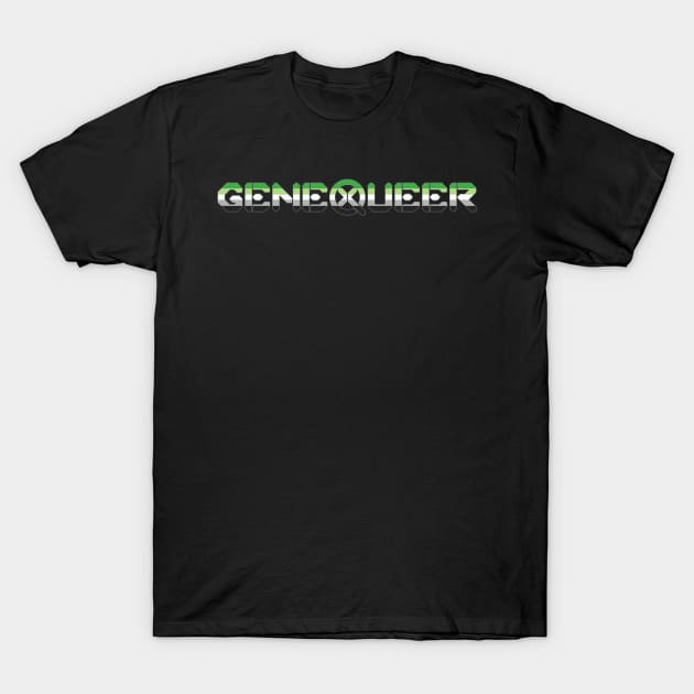 Genequeer Aromantic T-Shirt by Merch of X